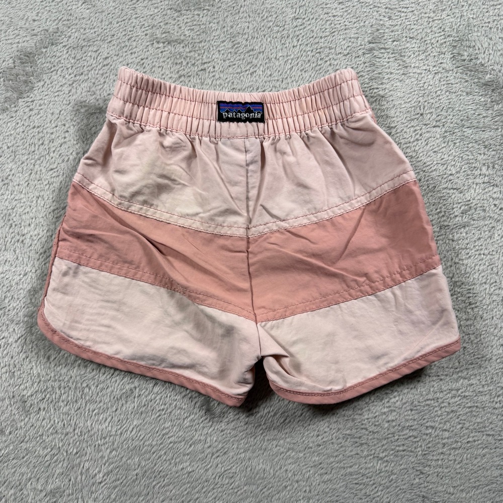 Patagonia Baby Boardshorts Baggies Kids 3T Pink Colorblock Outdoor 60311